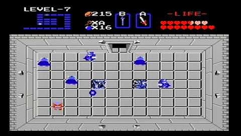 The Legend of Zelda Level 6 dungeon part 2 & level 7 dungeon