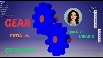 CATIA V5 GEAR Animation - 3D Design