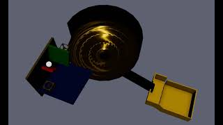 Maya: Free-falling gravity ball animation.