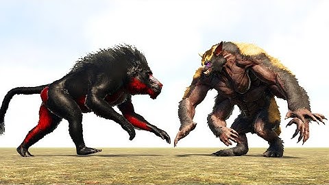 PF APEX DINOPITHECUS vs. ARK DINOSAURS (lvl.1000) | ARK Dino Battle 🦎