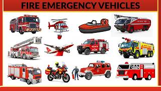 Information Fire Truck for Kids - Learn Emergency Vehicles 🚒🚁 | Rescue Vehicles, Fire Helicopters & Planes ! Guide