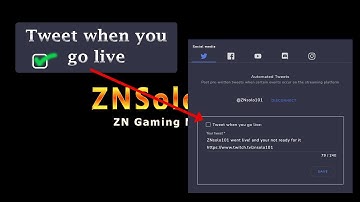 How to setup go live notification for twitch with streamelements obs