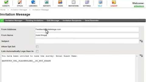 Checkbox Survey Email List Invitations