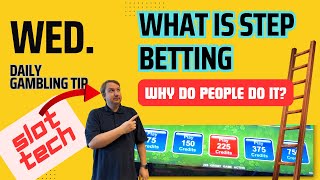 Daily Gambling Tip: Slot Machine Step or Ladder Betting 🪜 Why Do People Do It? Can I Get More Wins?