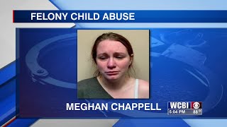 Bond set at $100K for Tupelo woman charged with child abuse