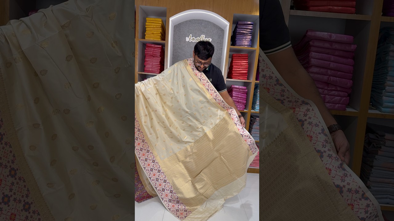 Pure Soft Silk Patola Meenakari Border Saree