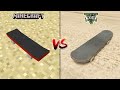 MINECRAFT SKATEBOARD VS GTA 5 SKATEBOARD - WHICH IS BEST?