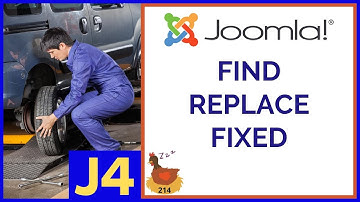 Find, Replace, Fixed, anther Joomla 4 Migration Finished - 👀 WMW 214