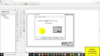 Exercise 2 Sheet Setup in 2D | SolidEdge V20 | 2D machine design | CAD | Mechanical Engineering