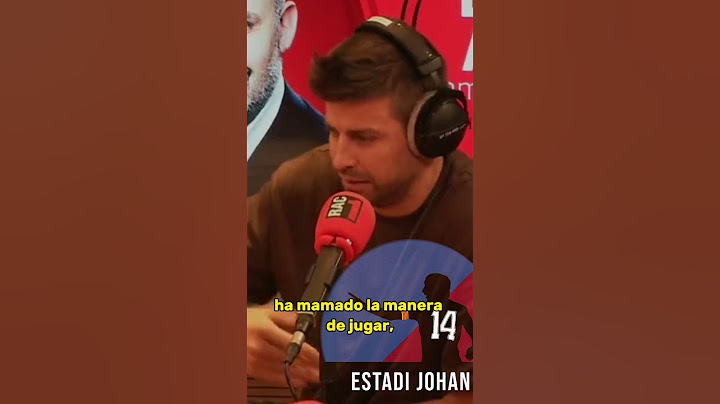 #PIQUÉ CREE QUE #XAVI ES EL INDICADO PARA EL #FCBARCELONA