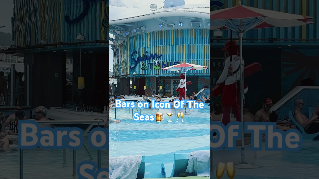 So many fun bars onboard Icon of the Seas! 🥂🍾 