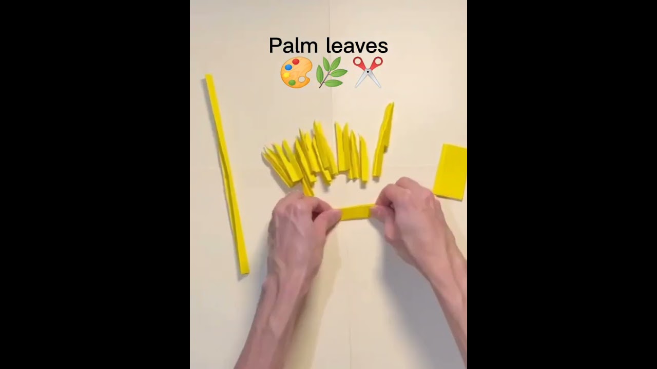How to create palm leaf 