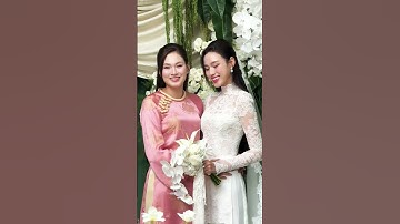 cô dâu Hoa Hậu Đỗ Thị Hà xinh đẹp trong ngày cưới. .