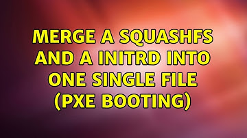 Merge a squashFS and a initrd into one single file (PXE booting)