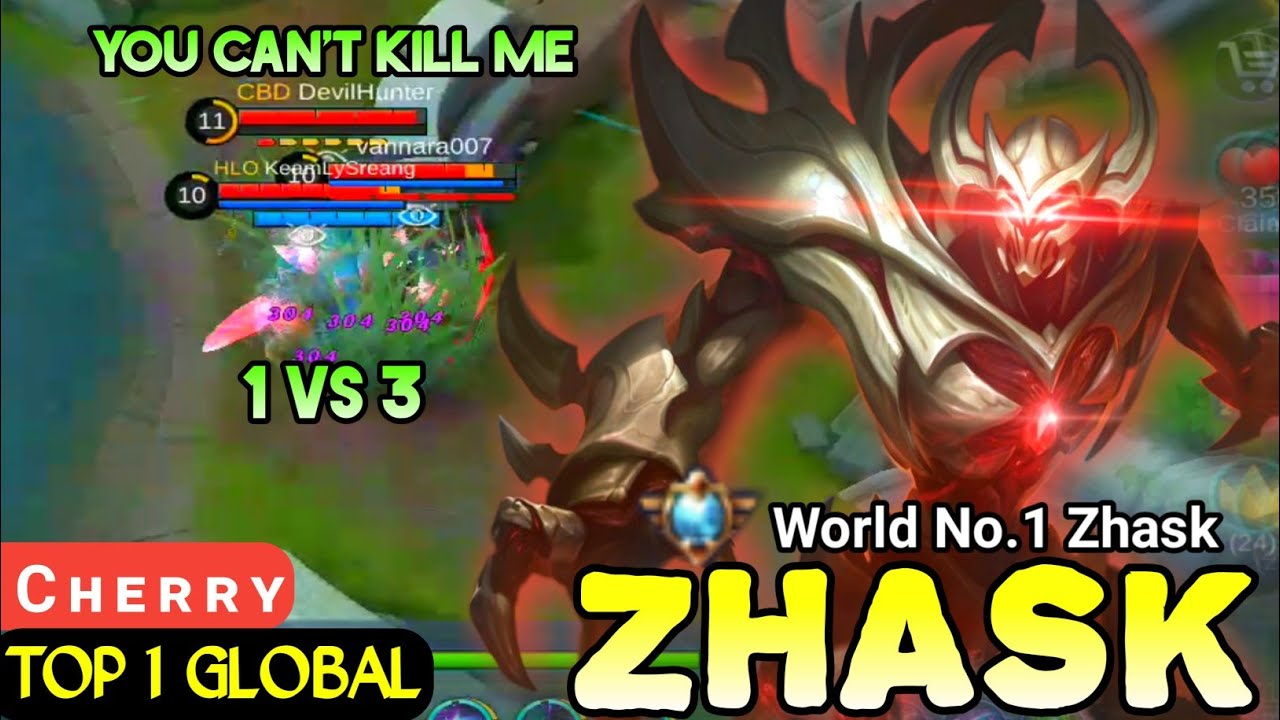 TOP 1 GLOBAL ZHASK 2019 - By C ʜ ᴇ ʀ ʀ ʏ - BUILD ZHASK TOP GLOBAL - Mobile Legends