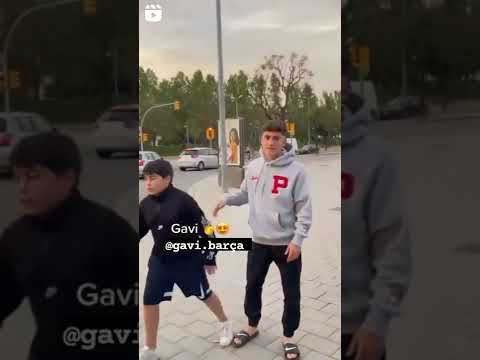Pablo Gavi and his Fans🔥🥰💎 #gavi #fans #respect #cute #talent #barcelona #football #messi #shorts
