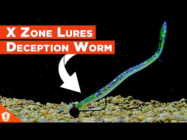 In-Depth Look at the X Zone Lures Deception Worm! (Underwater Footage) 