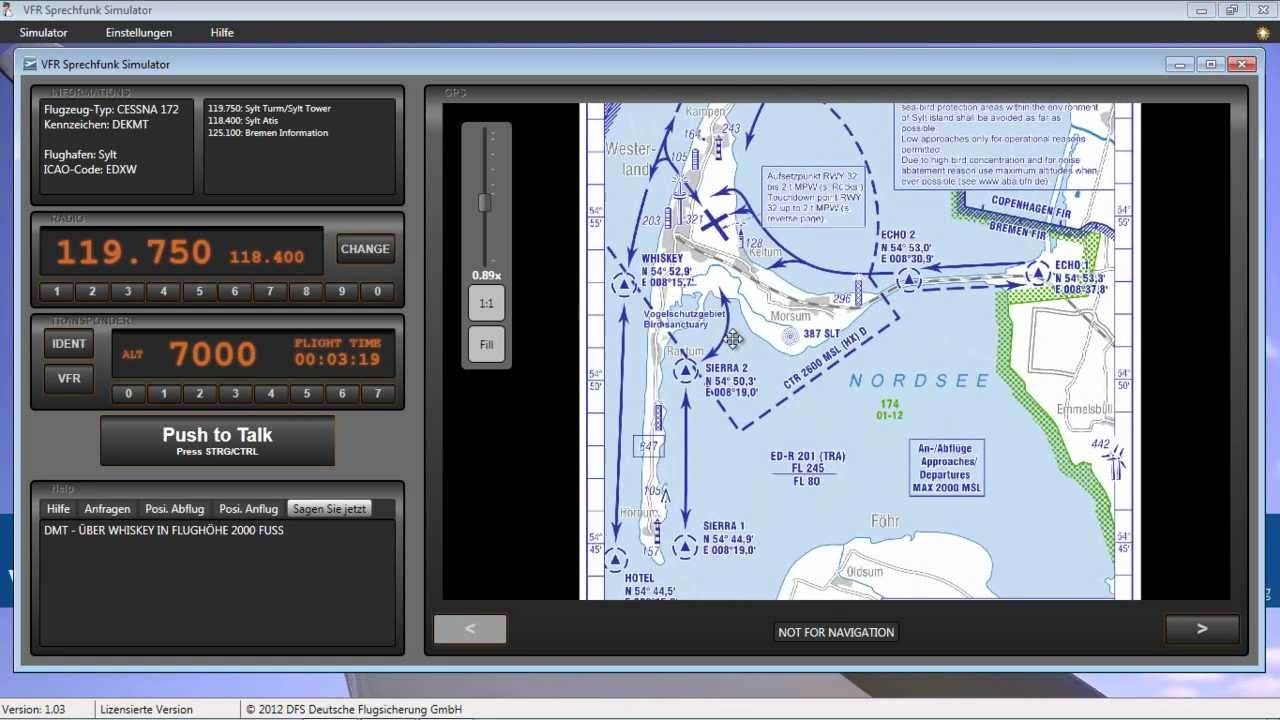 vfr sprechfunk simulator