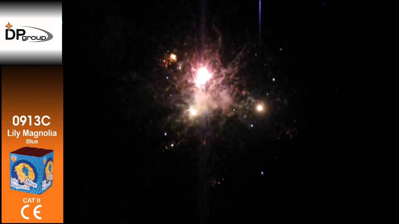 UB0913C DP - LILY MAGNOLIA BLUE
