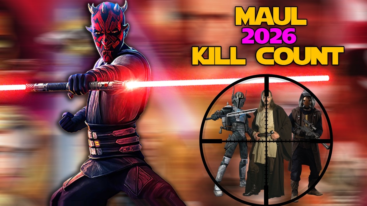 Star Wars Maul Kill Count 2026 - YouTube