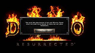 Fix Diablo II Resurrected Infernal Error You Have Not Been Online In The Last 30 Days