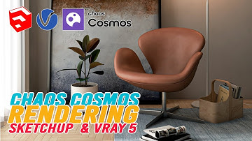 How To Use Chaos Cosmos Asset | Sketchup | Vray 5 Render