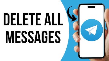 How to delete all message at once on Telegram ?