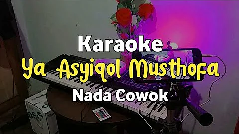 Karaoke - Ya Asyiqol Musthofa Nada cowok lirik Video