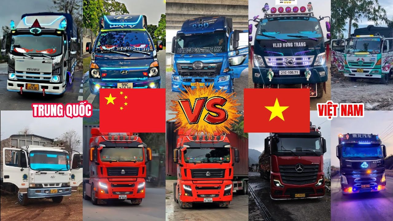 Khi Việt Nam Và Trung Quốc Chích Kèn Xe Tải, Ai Mới Là Đỉnh Hơn