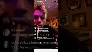 Aaron Carter IG Live (Nov 26 2019) Aaron Urges His Fans To Get Into The Discord Community