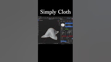 Blenderのアドオン「Simply Cloth」の紹介動画です。概要欄にURLがあります。#blender #addon #simplycloth