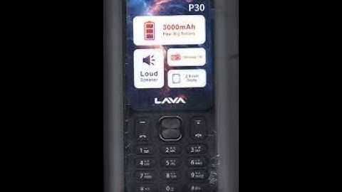 lava p30 flash file cpu sc6531e