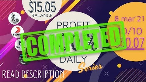 PROFIT 100% DAILY | 8 mar