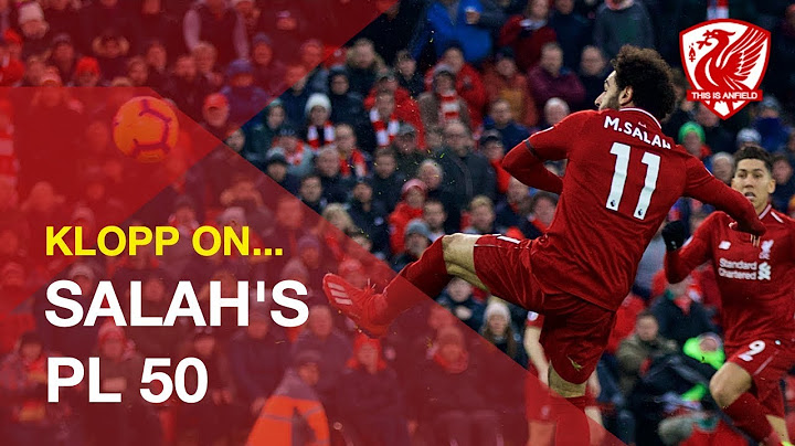 Jurgen Klopp reacts to Mohamed Salah's 50 goals in the Premier League