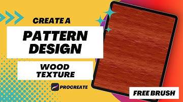 Procreate Pattern Design Wood Texture (FREE) Wood Procreate Brush + Tutorial Step by Step