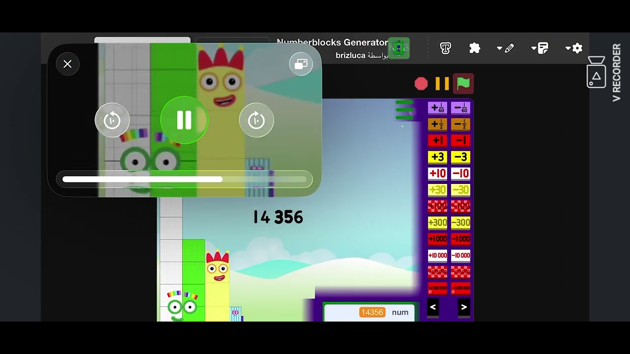 Numberblocks generator 1 billion trobowarb - YouTube