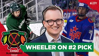 Scott Wheeler of The Athletic on the Chicago Blackhawks NHL Draft decision | CHGO Blackhawks Podcast