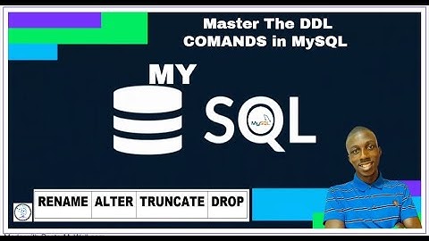Master RENAME, ALTER, TRUNCATE & DROP IN MySQL Explained! - for data analyst 🌟🚀