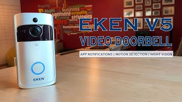 Doorbell that Watches Out for You! EKEN Video Doorbell V5 Unboxing Test Review Footage