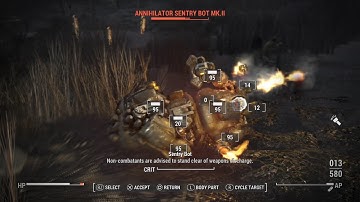 Raw Gameplay II/Glitches and Bugs III - Annihilator Sentry Bot MK.II | Gong Plays Fallout 4 Part 12