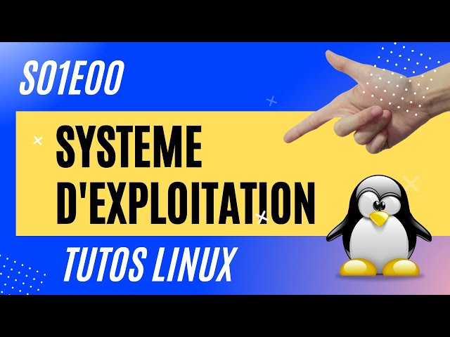 Linux - 1.0. Le système d'exploitation et son kernel (débuter linux)