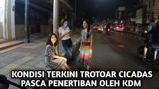 Kondisi Terkini Paska Penertiban Pkl Di Trotoar Cicadas Di Kota Bandung Semakin Bersih Dan Kinclong
