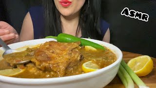 Asmr okra rice soup with beef | barley tea شوربة بامية مع الارز واللحم وطريقة عمل شاي الشعير