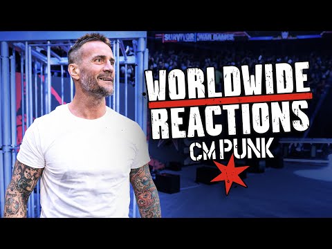 Live reactions to CM Punk's return in multiple languages