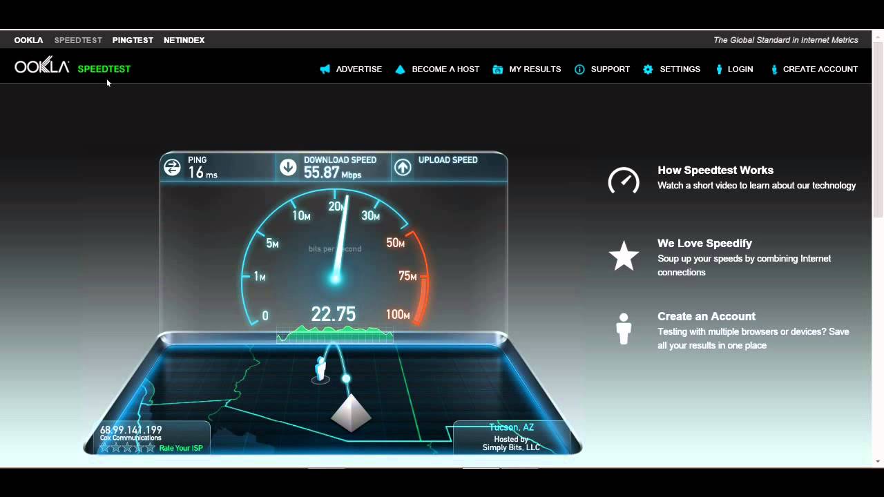 Internet ping Speed test old and new - YouTube