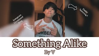 V Twitter New Song V Twitter Song Daddy Taehyung Weverse Comment V Song Something Alike