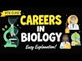 Careers in Biology | Class 9 Biology Chapter 1   | Easy Explanation
