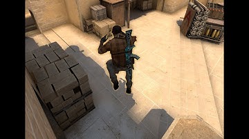 how to silent jump from tetris to stairs - CS:GO