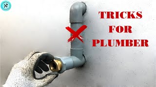 If You Are Not Plumber,Watch This Video! Install Valve,Repair Broken Pvc Pipes In Hard Repair Places