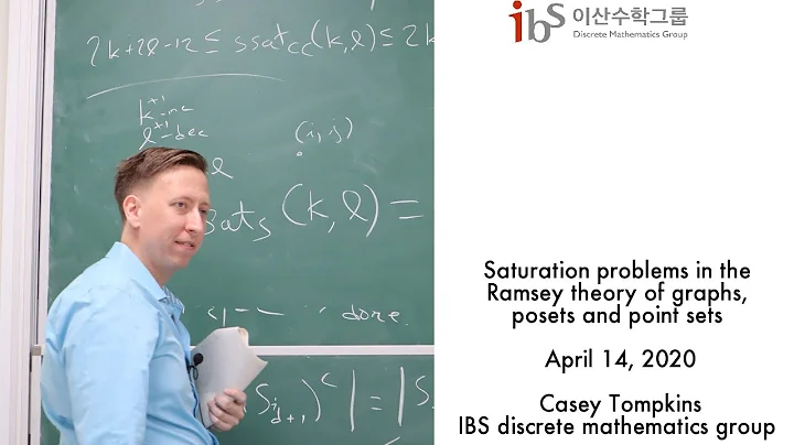 2020-04-14 Casey Tompkins, Saturation problems in the Ramsey theory of graphs, posets and point sets
